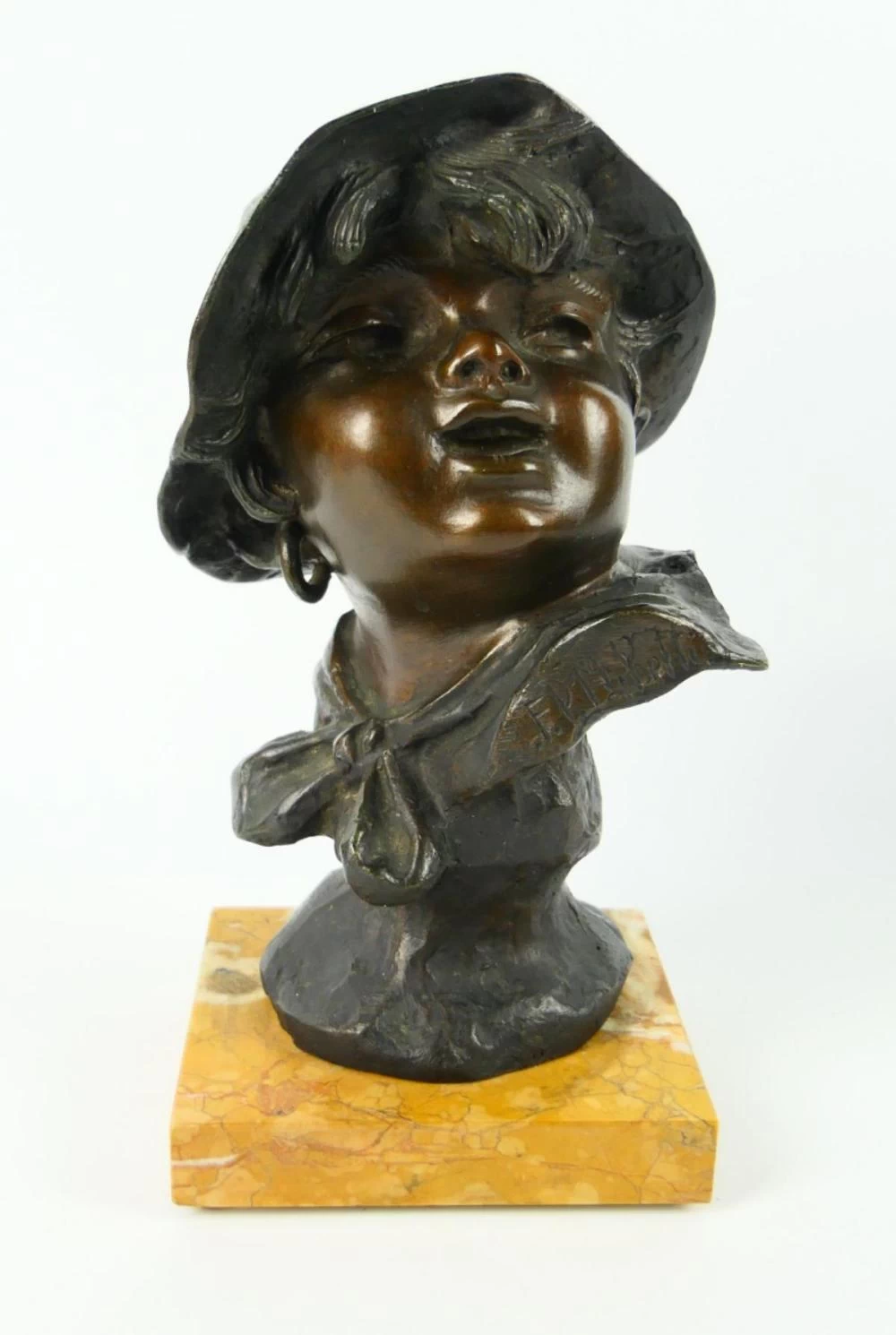 Francesco Paolo Michetti - fanciullo con cappello piumato, Collezzione Diviccaro Luigi